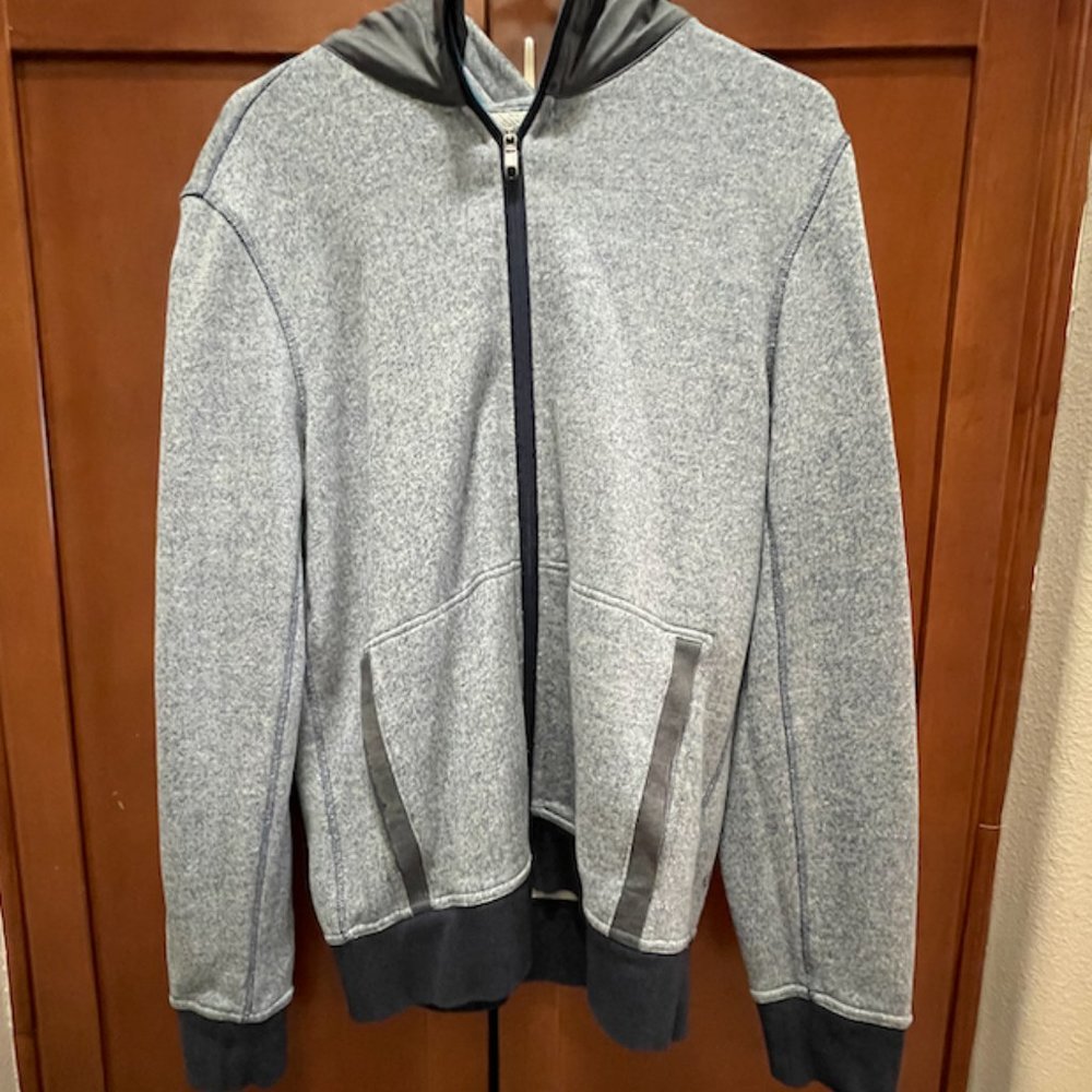 lululemon full zip with hood blue